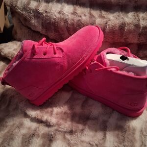 UGG Pink Suede Boots